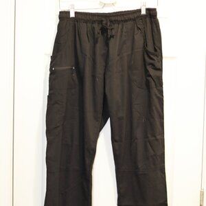 Womens Beverly Hills Uniform Scrubs Bottom Black XL